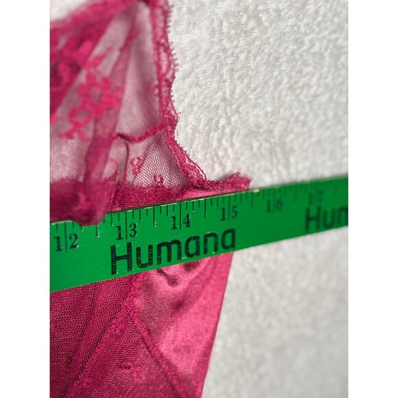 Vintage Vanity Fair Pink Lace Mesh Teddy Womens Size 34‎ - Picture 6 of 6